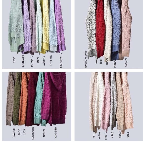 New Arrival- Luxurious Popcorn Hoodie Sweater - Picture 4 of 5